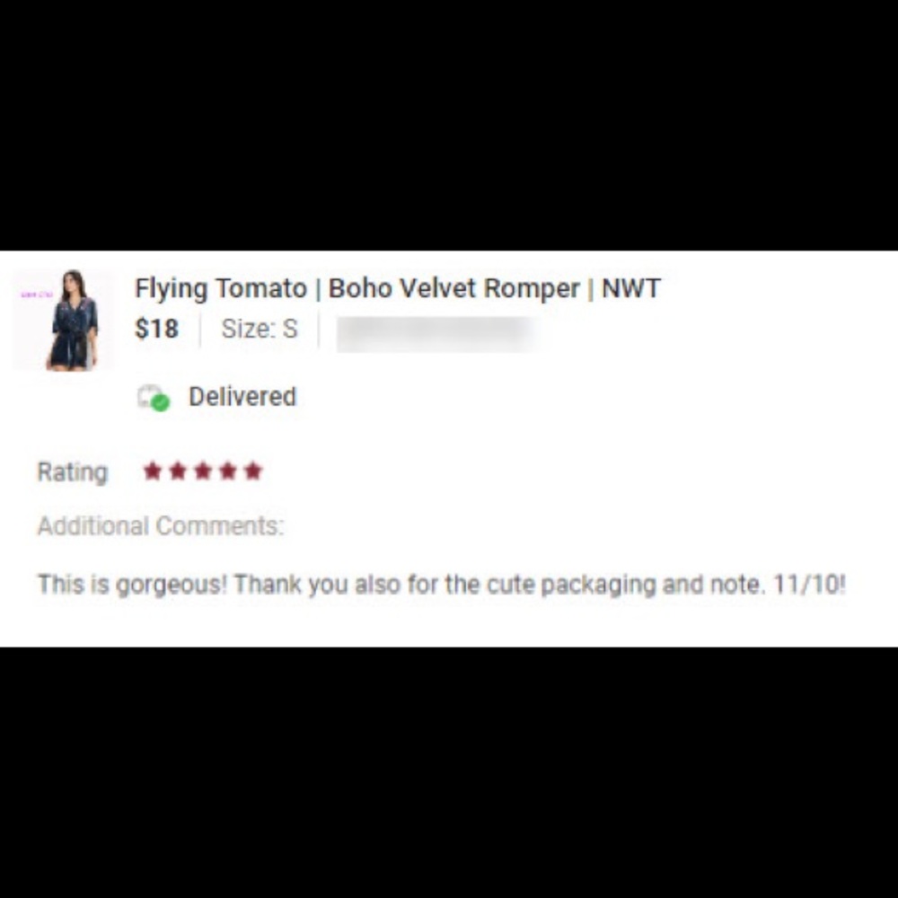 Flying Tomato Boho Velvet Romper - Picture 9 of 9